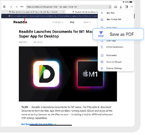 αποθήκευση pdf στο iphone στο κινητό